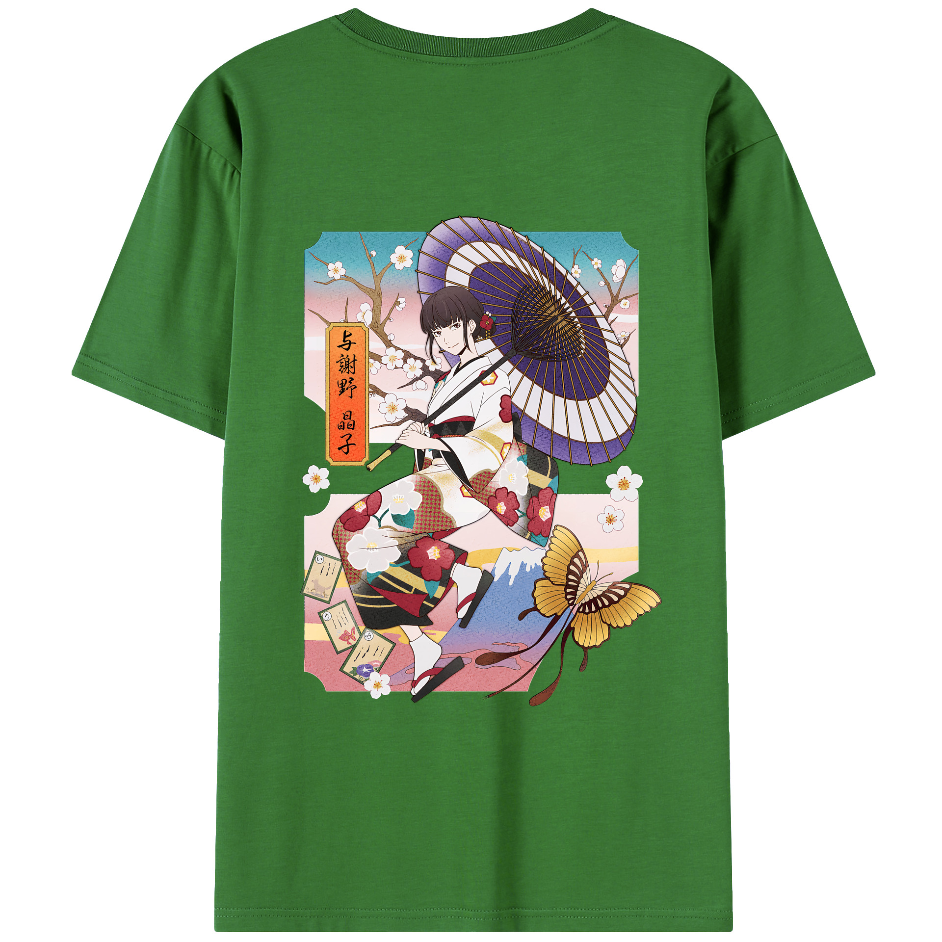 （画像用） 文豪ストレイドッグス Bungo Stray Dogs レディース半袖Tシャツ(バックプリント)
